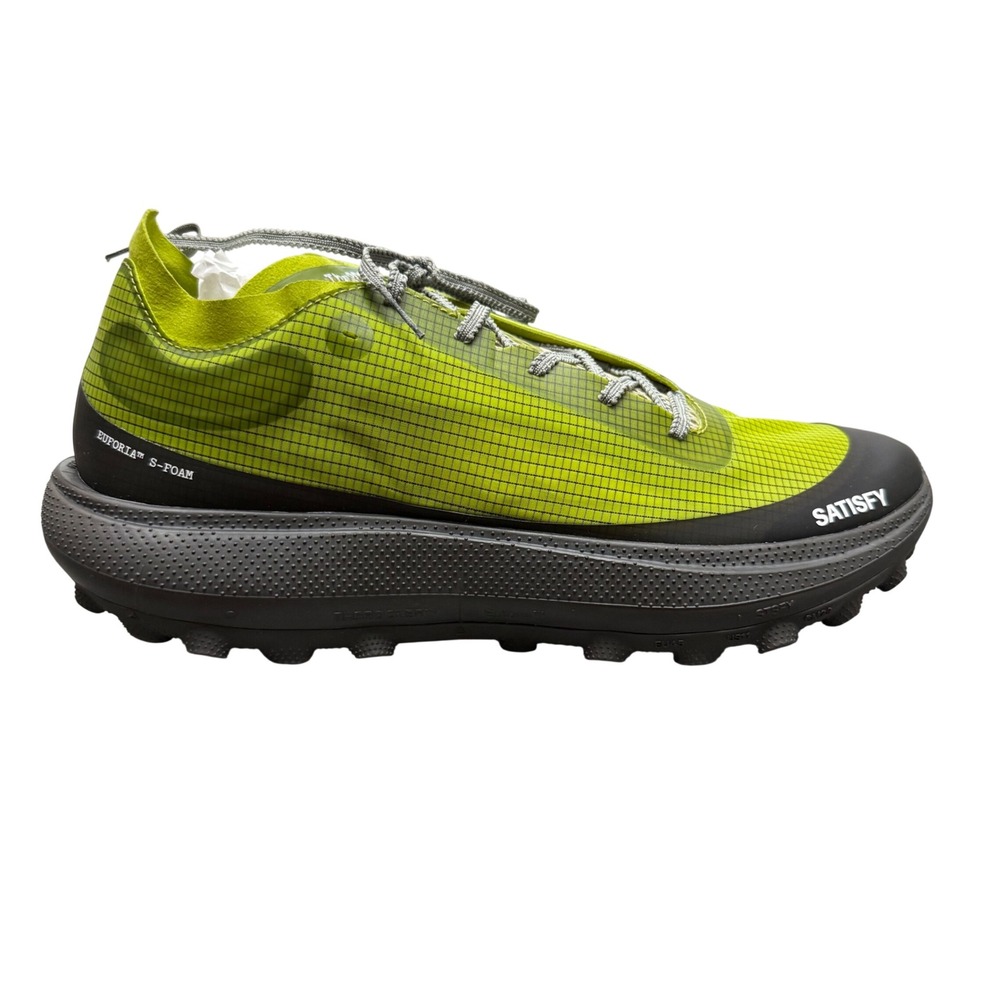 Satisfy TheROCKER Trail Running Shoes Mens 11 Grenoble Green Rippy 66 Vibram New